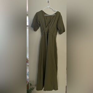 Esby Green/Olive Reversible Duffy Jumpsuit S
